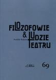 Filozofowie & ludzie teatru. Autor: Rokem Freddie. Dadada.pl Okładka książki Filozofowie & ludzie teatru