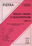 Okładka książki Fizyka Wzory i prawa z objaśnieniami Część 3