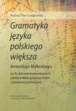 Okładka książki Gramatyka języka polskiego większa Antoniego Małeckiego