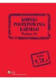 Kodeks postępowania karnego. Autor: Puton Kinga. Dadada.pl Okładka książki Kodeks postępowania karnego
