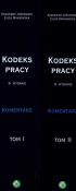 Kodeks pracy Komentarz t. 1 - 2. Autor: Jaśkowski Kazimierz, Maniewska Eliza. Dadada.pl Okładka książki Kodeks pracy Komentarz t. 1 - 2