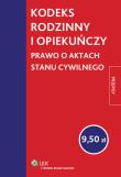Kodeks rodzinny i opiekuńczy Prawo o aktach stanu cywilnego. Autor:   Praca zbiorowa. Dadada.pl Okładka książki Kodeks rodzinny i opiekuńczy Prawo o aktach stanu cywilnego