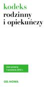 Kodeks rodzinny i opiekuńczy. Autor: Bogusław Gąszcz. Dadada.pl Okładka książki Kodeks rodzinny i opiekuńczy