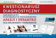 Kwestionariusz diagnostyczny. Materiały do badania. Autor: Szłapa Katarzyna, Iwona Tomasik, Wrzesiński Sławomir. Dadada.pl Okładka książki Kwestionariusz diagnostyczny. Materiały do badania