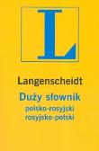 Opakowanie L. Duży słownik polsko-rosyjski rosyjsko-polski