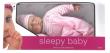 Opakowanie Lalka bobas 30 cm sleepy baby różowa