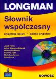 Longman Słownik współczesny angielsko-polski polsko-angielski z płytą CD. Autor: Fisiak Jacek, Adamska-Sałaciak Arleta, Idzikowski Mariusz. Dadada.pl Okładka książki Longman Słownik współczesny angielsko-polski polsko-angielski z płytą CD