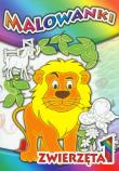 Okładka książki Malowanki Zwierzęta część 1 LIWONA