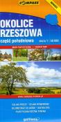 Okładka książki Okolice Rzeszowa Część południowa Mapa turystyczna 1: 50 000