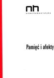 Pamięć i afekty. Autor: Budrewicz Zofia, Sendyka Roma. Dadada.pl Okładka książki Pamięć i afekty
