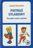 Piotruś sylabowy - Początki nauki czytania WE. Autor: Cieszyńska Jagoda. Dadada.pl Okładka książki Piotruś sylabowy - Początki nauki czytania WE