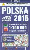 Polska 2015 Mapa samochodowa dla profesjonalistów 1:700 000. Autor: OPRACOWANIE  ZBIOROWE. Dadada.pl Okładka książki Polska 2015 Mapa samochodowa dla profesjonalistów 1:700 000