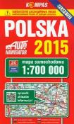 Polska Mapa samochodowa 1:700 000. Autor: praca zbiorowa. Dadada.pl Okładka książki Polska Mapa samochodowa 1:700 000