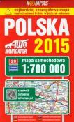 Polska Mapa samochodowa 1:700 000. Autor: praca zbiorowa. Dadada.pl Okładka książki Polska Mapa samochodowa 1:700 000