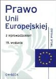 Okładka książki Prawo Unii Europejskiej z wprowadzeniem