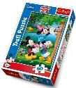 Okładka książki Puzzle 60 Myszka Miki Piknik TREFL