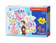 Opakowanie Puzzle x 4 Kontur - World of Princesses CASTOR