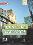 Quartier D'affaires 2 poziom B1 podręcznik. Autor: Jegou Delphine, Paz Rosillo Mari. Dadada.pl Okładka książki Quartier D'affaires 2 poziom B1 podręcznik