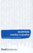 Okładka książki Słownik wiedzy o języku
