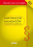 Taryfikator mandatów i punktów karnych. Wydawca: Literat. Dadada.pl Opakowanie Taryfikator mandatów i punktów karnych