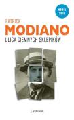 Ulica ciemnych sklepików. Autor: Patrick Modiano. Dadada.pl Okładka książki Ulica ciemnych sklepików