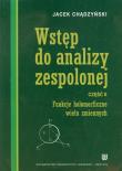 Wstęp do analizy zespolonej część 2. Autor: Chądzyński Jacek. Dadada.pl Okładka książki Wstęp do analizy zespolonej część 2