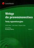 Okładka książki Wstęp do prawoznawstwa Testy egzaminacyjne