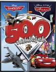 Okładka książki 500 naklejek. Disney Auta/Samoloty