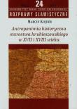 Antroponimia historyczna starostwa hrubieszowskiego w XVII i XVIII wieku. Autor: Kojder Marcin. Dadada.pl Okładka książki Antroponimia historyczna starostwa hrubieszowskiego w XVII i XVIII wieku