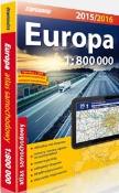 Okładka książki Atlas samochodowy Europa 1:800 000 2015/2016
