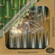 Opakowanie Bambusowe mini gry Backgammon