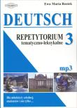 Okładka książki Deutsch. Repetytorium 3 tem-leks. mp3 w.2015