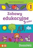 Domowa Akademia. Zabawy edukacyjne 3-latka cz.1. Autor: Elżbieta Pietruczuk-Bogucka. Dadada.pl Okładka książki Domowa Akademia. Zabawy edukacyjne 3-latka cz.1