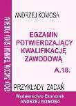Okładka książki Egz. potw. kwal. zawod. A.18 Przykł. zad. EKONOMIK