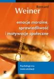 Emocje moralne, sprawiedliwość i motywacje społeczne. Autor: Weiner Bernard. Dadada.pl Okładka książki Emocje moralne, sprawiedliwość i motywacje społeczne