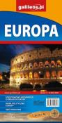 Europa - mapa administracyjno-drogowa 1:6 000 000. Autor:   Praca zbiorowa. Dadada.pl Okładka książki Europa - mapa administracyjno-drogowa 1:6 000 000