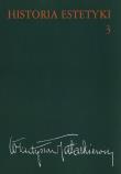 Okładka książki Historia estetyki Tom 3