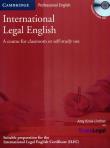 International Legal English with CD. Autor: Krois-Lindner Amy. Dadada.pl Okładka książki International Legal English with CD