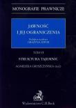 Opakowanie Jawność i jej ograniczenia t.6 Struktura tajemnic