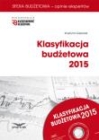 Klasyfikacja budżetowa 2015. Autor: Gąsiorek Krystyna. Dadada.pl Okładka książki Klasyfikacja budżetowa 2015