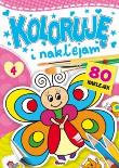 Okładka książki Koloruję i naklejam 4