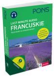 Last Minute audio. Francuskie rozmówki PONS. Autor: Jacqueline Sword. Dadada.pl Okładka książki Last Minute audio. Francuskie rozmówki PONS