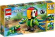 Lego Creator Zwierzęta z lasu deszczowego. Autor: Creator. Dadada.pl Okładka książki Lego Creator Zwierzęta z lasu deszczowego