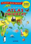 Mój pierwszy atlas zwierząt w.2015. Autor: Guzowska Beata. Dadada.pl Okładka książki Mój pierwszy atlas zwierząt w.2015