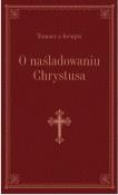 Okładka książki O naśladowaniu Chrystusa - bordo