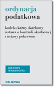 Ordynacja podatkowa i ustawy pokrewne 15.01.2015. Autor: Anna Prus. Dadada.pl Okładka książki Ordynacja podatkowa i ustawy pokrewne 15.01.2015
