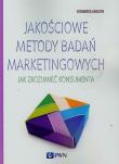 P.JAKOSCIOWE METODY BADAN MARKETINGOWYCH JAK ZROZUMIEC KONSU. Autor: Dominika Maison. Dadada.pl Okładka książki P.JAKOSCIOWE METODY BADAN MARKETINGOWYCH JAK ZROZUMIEC KONSU