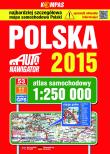 Okładka książki Polska Atlas samochodowy 1:250 000