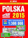 Okładka książki Polska Atlas samochodowy 1:300 000