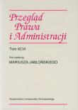 Opakowanie Przegląd Prawa i Administracji tom 96